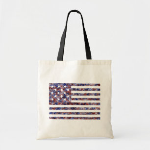 Tote Bag Drapeau de l'Amérique avec une bannière étoilée co