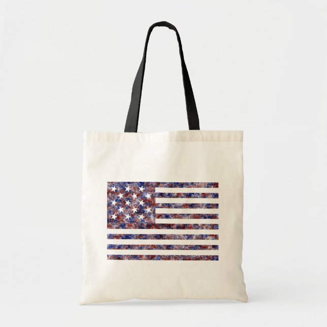 Tote Bag Drapeau de l'Amérique avec une bannière étoilée co (Devant)