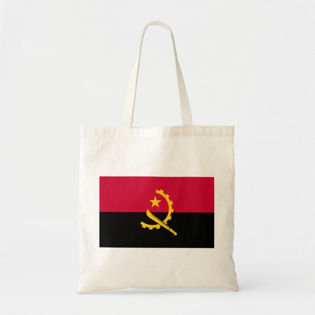 Tote Bag Drapeau de l'Angola (Devant)