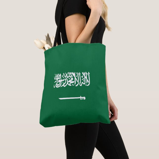 Tote Bag Drapeau de l'Arabie saoudite (De près)