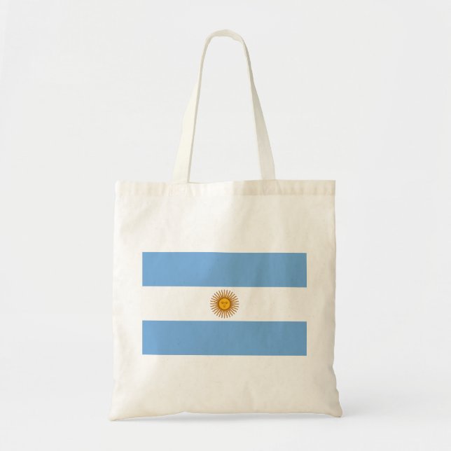 Tote Bag Drapeau de l'Argentine - le Bandera De Argentine (Devant)