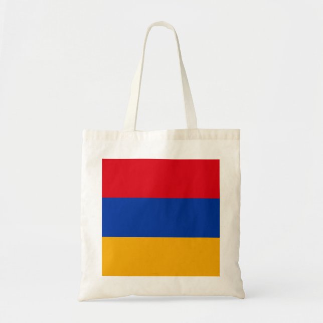 Tote Bag Drapeau de l'Arménie (Devant)