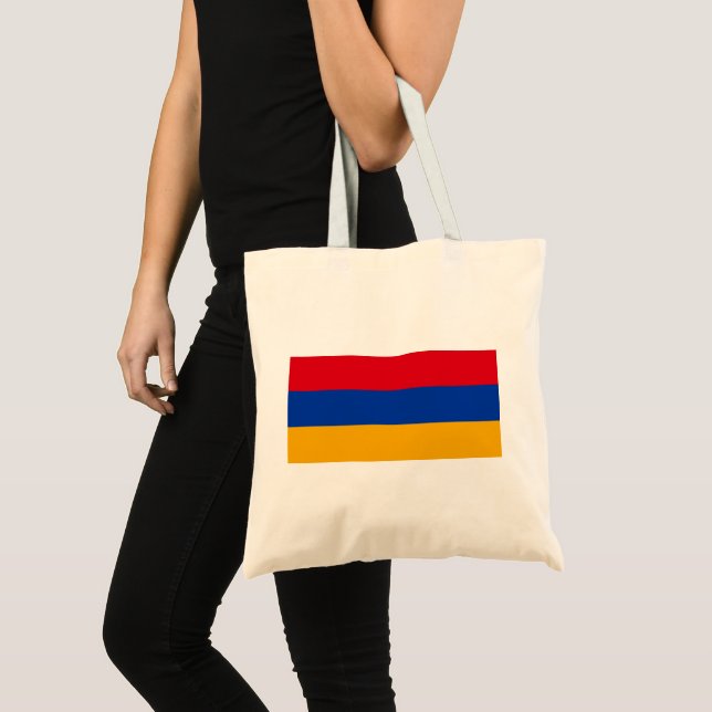 Tote Bag Drapeau de l'Arménie (Devant (produit))
