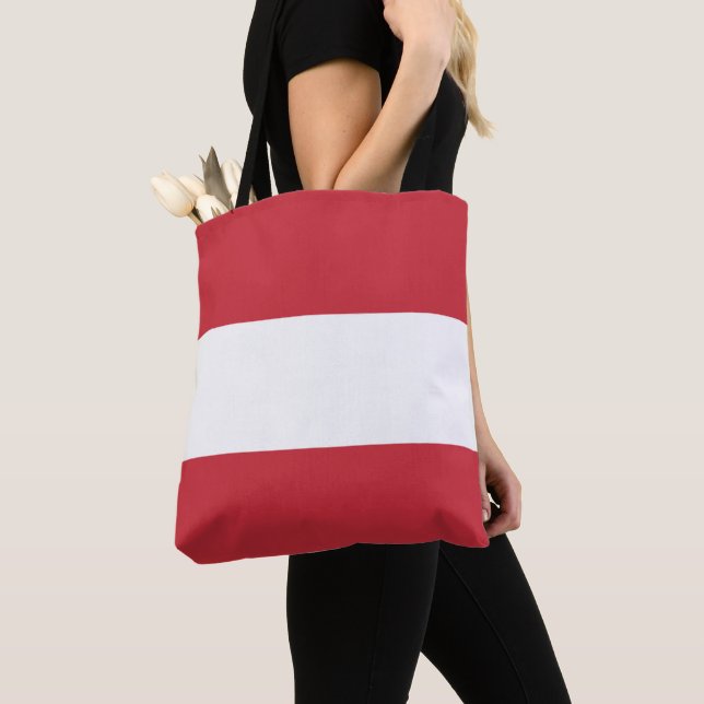 Tote Bag drapeau de l'Autriche (De près)