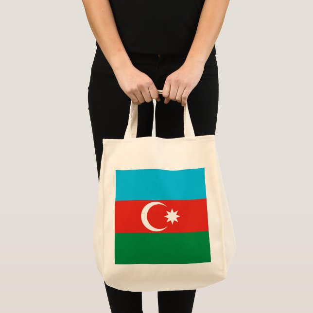 Tote Bag Drapeau de l'Azerbaïdjan (Devant (produit))