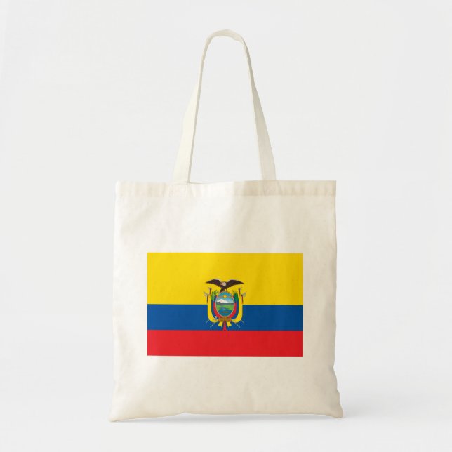 Tote Bag Drapeau de l'Équateur (Devant)