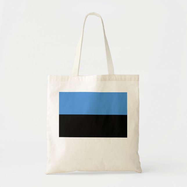 Tote Bag Drapeau de l'Estonie (Devant)