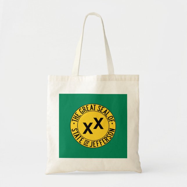 Tote Bag Drapeau de l'État américain proposé de Jefferson (Devant)