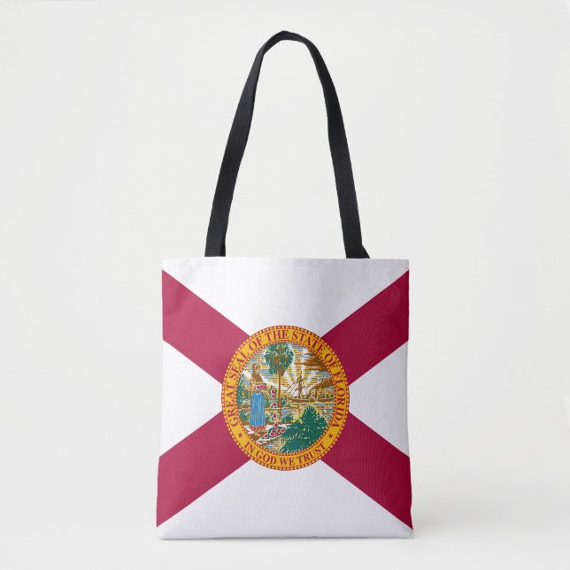 Tote Bag Drapeau de l'État de Floride (Devant)