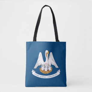Tote Bag Drapeau de l'État de Louisiane
