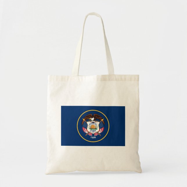 Tote Bag Drapeau de l'État de l'Utah (Devant)