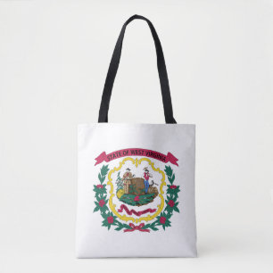 Tote Bag Drapeau de l'État de Virginie-Occidentale