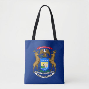 Tote Bag Drapeau de l'État du Michigan
