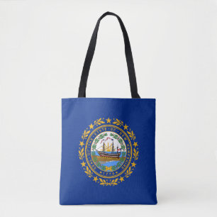 Tote Bag Drapeau de l'État du New Hampshire