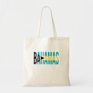 Tote Bag Drapeau de l'île de vacances des Bahamas