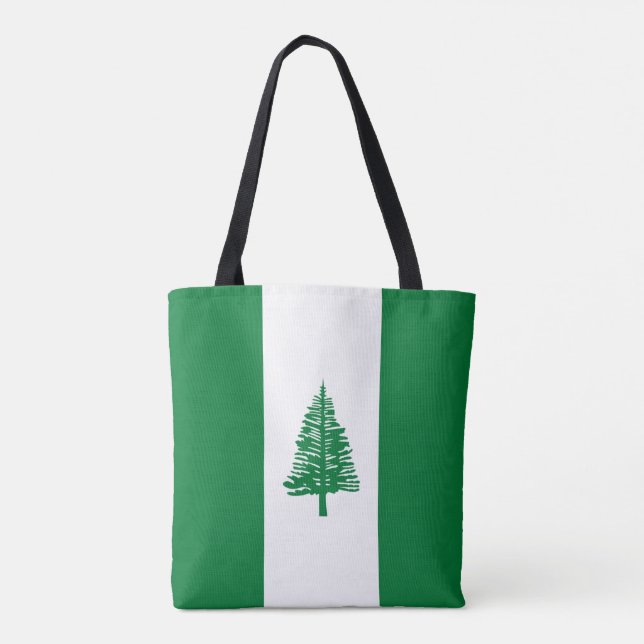 Tote Bag Drapeau de l'île Norfolk (Dos)