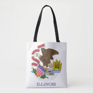 Tote Bag Drapeau de l'Illinois