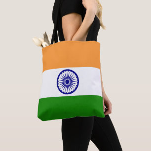 Tote Bag Drapeau de l'Inde