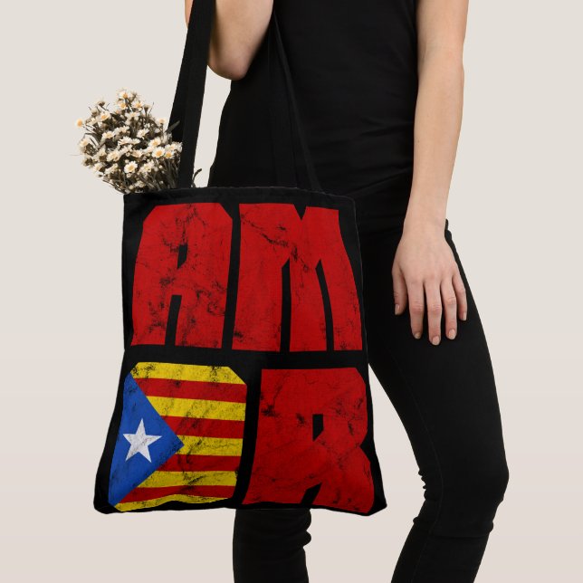 Tote Bag Drapeau de l'indépendance catalane (De près)