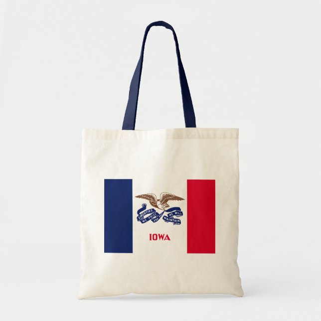 Tote Bag Drapeau de l'Iowa (Devant)