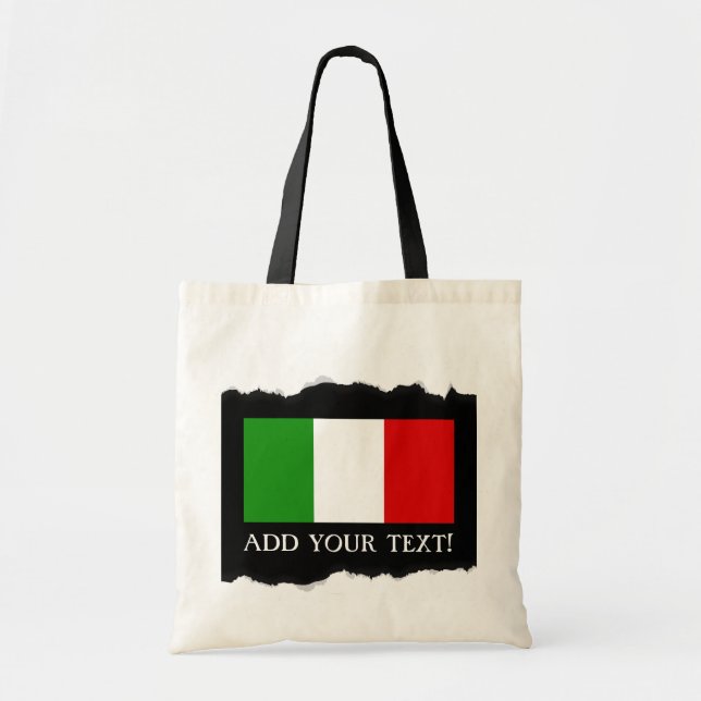 Tote Bag Drapeau de l'Italie (Devant)