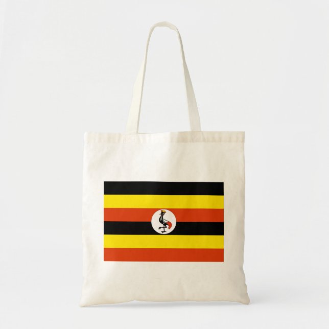 Tote Bag Drapeau de l'Ouganda (Devant)