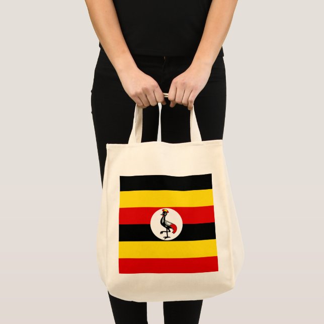 Tote Bag Drapeau de l'Ouganda (Devant (produit))