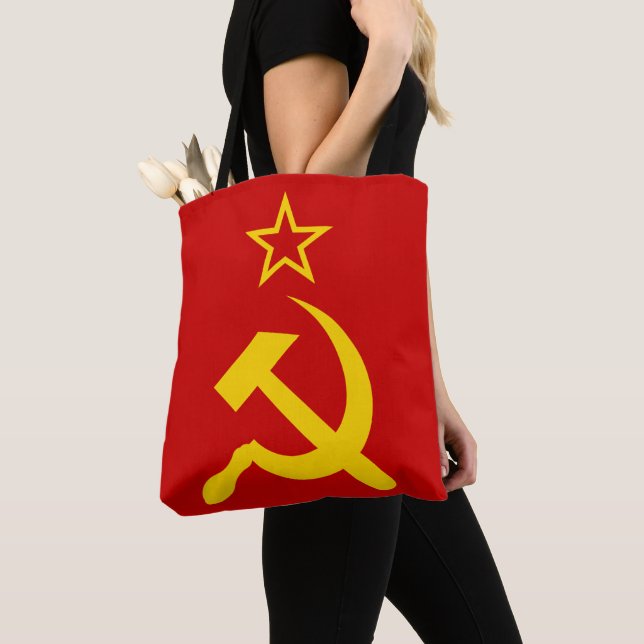 Tote Bag Drapeau de l'URSS - Drapeau de l'Union soviétique (De près)