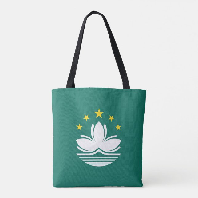 Tote Bag Drapeau de Macao (Dos)