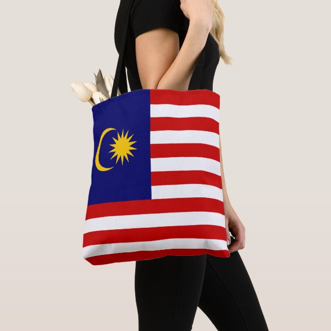 Tote Bag Drapeau de Malaisie (De près)