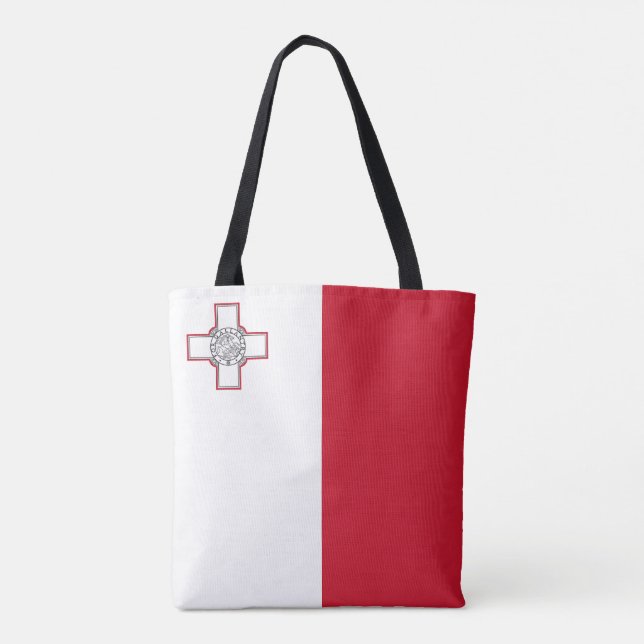Tote Bag Drapeau de Malte (Dos)