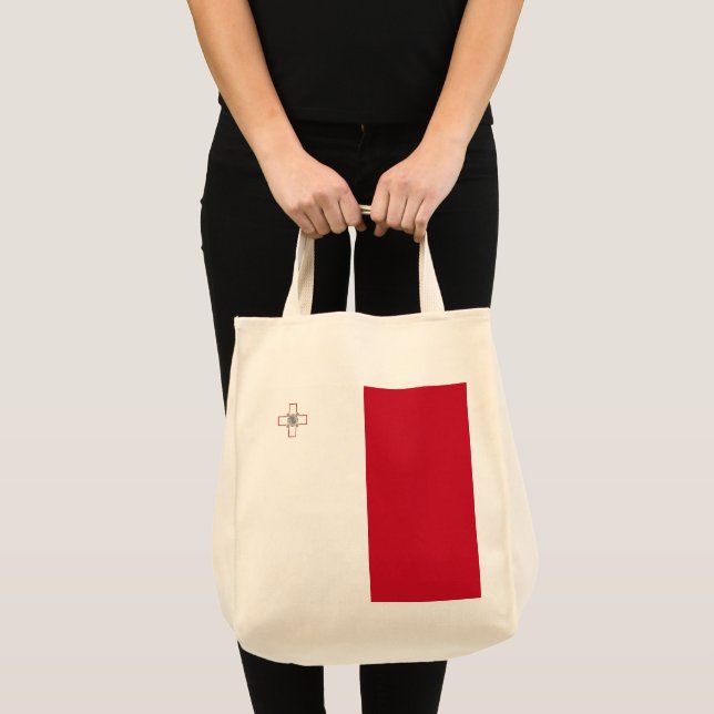 Tote Bag Drapeau de Malte (Devant (produit))