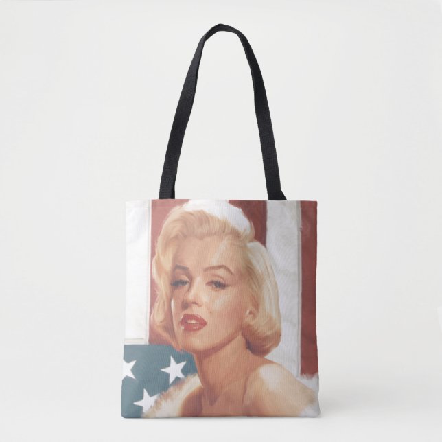 Tote Bag Drapeau de Marilyn (Devant)