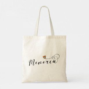 Tote Bag Drapeau de Minorque Coeur, Baléares