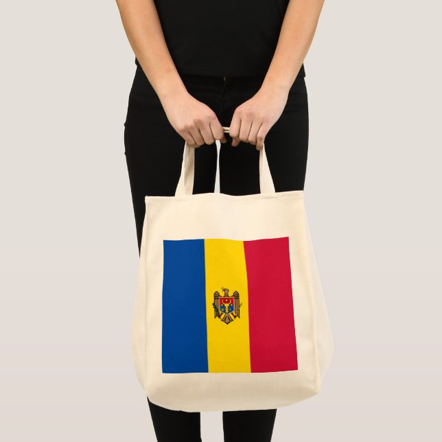 Tote Bag Drapeau de Moldavie (Devant (produit))