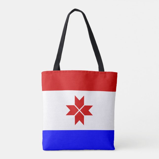 Tote Bag Drapeau de Mordovie (Dos)