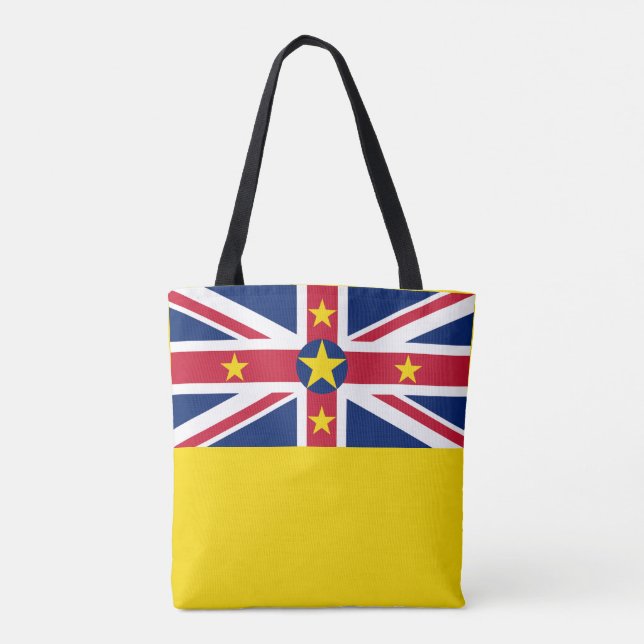 Tote Bag Drapeau de Niue (Dos)