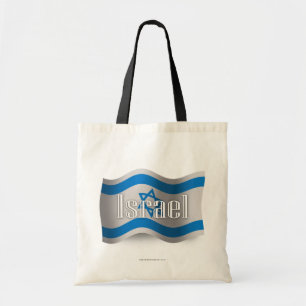 Tote Bag Drapeau de ondulation de l'Israël