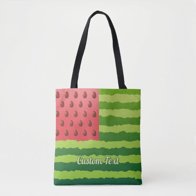 Tote Bag Drapeau de pastèque (Devant)