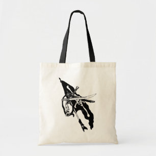 Tote Bag Drapeau de pirates vintage, crâne et os croisés Jo