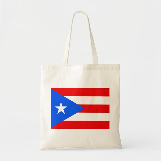 Tote Bag Drapeau de Porto Rico (Devant)