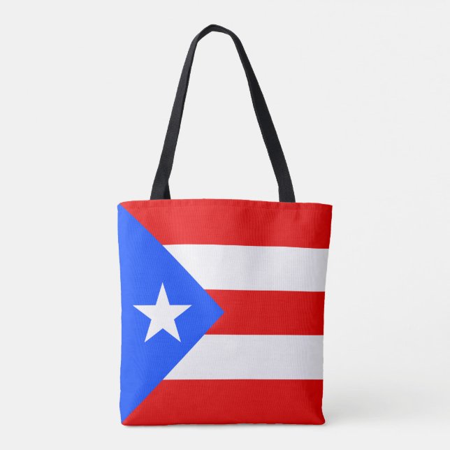Tote Bag Drapeau de Porto Rico (Dos)