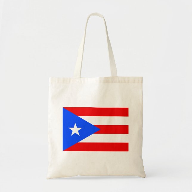 Tote Bag Drapeau de Porto Rico (Devant)