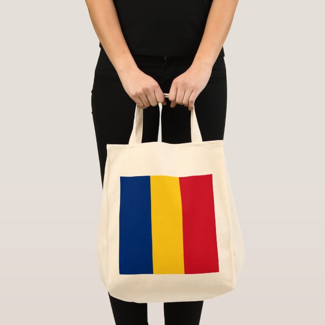 Tote Bag Drapeau de Roumanie (Devant (produit))