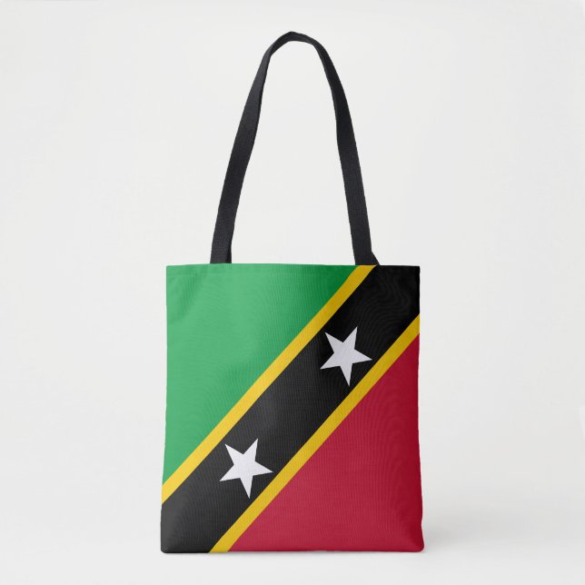 Tote Bag Drapeau de Saint-Kitts-et-Nevis (Devant)