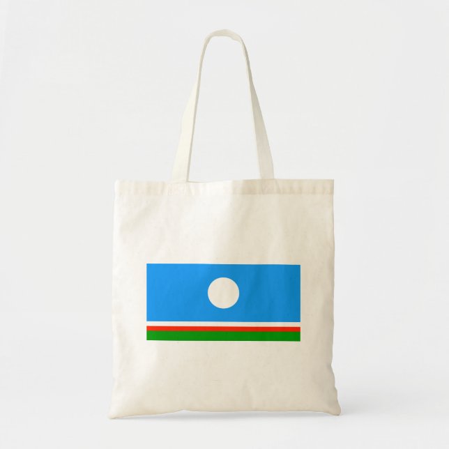 Tote Bag Drapeau de Sakha (Devant)