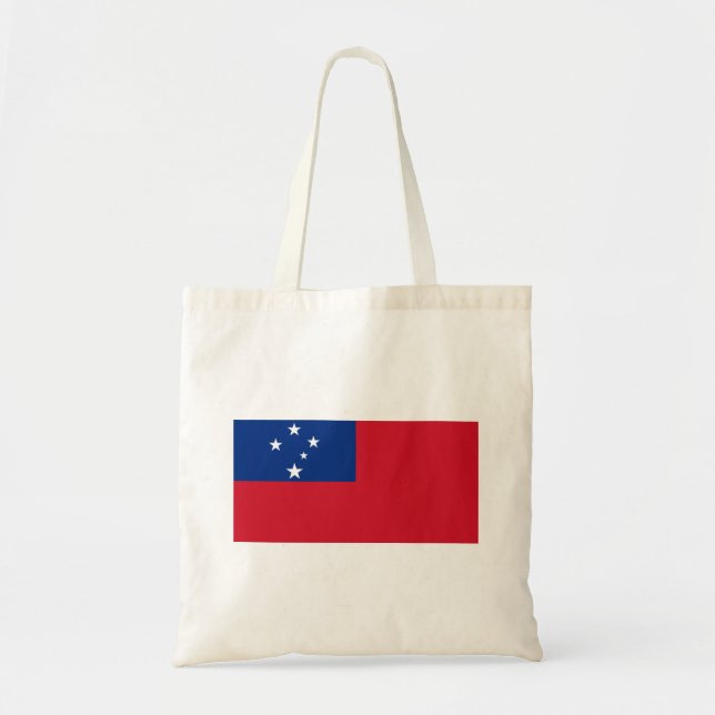 Tote Bag Drapeau de Samoa (Devant)