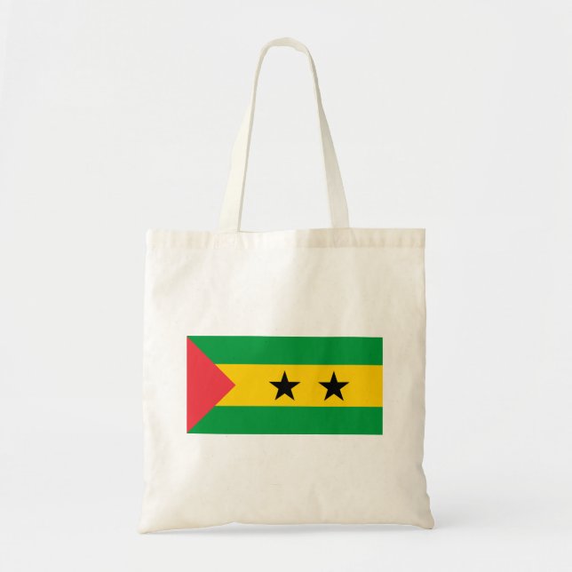 Tote Bag Drapeau de Sao Tomé-et-Principe (Devant)