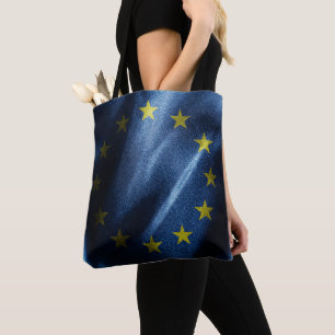 Tote Bag Drapeau de soie de l'UE