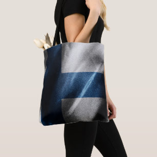 Tote Bag Drapeau de soie finlandaise